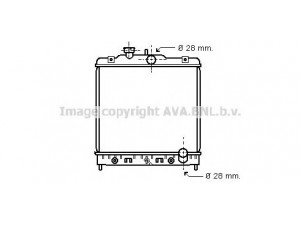 AVA QUALITY COOLING HD2068 radiatorius, variklio aušinimas 
 Aušinimo sistema -> Radiatorius/alyvos aušintuvas -> Radiatorius/dalys
19010P03902