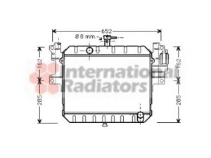 VAN WEZEL 11002041 radiatorius, variklio aušinimas 
 Aušinimo sistema -> Radiatorius/alyvos aušintuvas -> Radiatorius/dalys
16400-87650, 1640087650