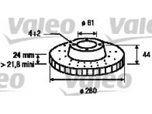 VALEO 186655 stabdžių diskas 
 Dviratė transporto priemonės -> Stabdžių sistema -> Stabdžių diskai / priedai
7701205842, 7701206118, 7701207829