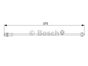 BOSCH 1 987 473 024 įspėjimo kontaktas, stabdžių trinkelių susidėvėjimas 
 Stabdžių sistema -> Susidėvėjimo indikatorius, stabdžių trinkelės
997 612 759 00