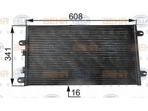 HELLA 8FC 351 300-531 kondensatorius, oro kondicionierius 
 Oro kondicionavimas -> Kondensatorius
46768973, 773 6379
