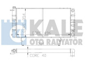 KALE OTO RADYATÖR 138600 radiatorius, variklio aušinimas 
 Aušinimo sistema -> Radiatorius/alyvos aušintuvas -> Radiatorius/dalys
1300-E1, 1300.E1, 13000, 1300E1