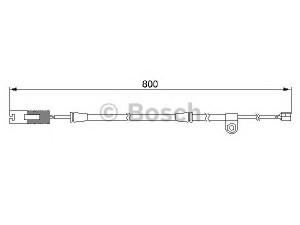 BOSCH 1 987 474 945 įspėjimo kontaktas, stabdžių trinkelių susidėvėjimas 
 Stabdžių sistema -> Susidėvėjimo indikatorius, stabdžių trinkelės
34 35 1 165 579