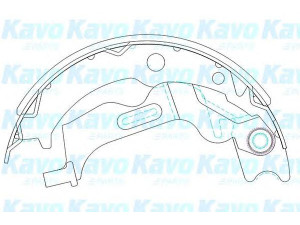 KAVO PARTS KBS-1405 stabdžių trinkelių komplektas 
 Techninės priežiūros dalys -> Papildomas remontas
96496764