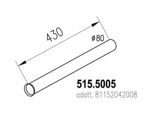 ASSO 515.5005 išleidimo kolektorius
81152042008