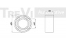 TREVI AUTOMOTIVE WB1213 rato guolio komplektas 
 Ašies montavimas/vairavimo mechanizmas/ratai -> Rato stebulė/montavimas -> Rato guolis