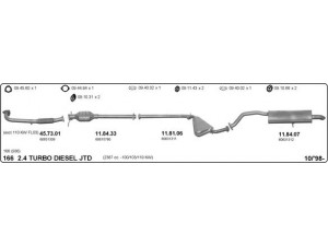 IMASAF 502000198 išmetimo sistema 
 Išmetimo sistema -> Išmetimo sistema, visa