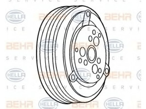 HELLA 8FA 351 146-041 magnetinė sankaba, oro kondicionieriaus kompresorius