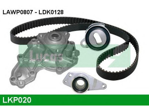 LUCAS ENGINE DRIVE LKP020 vandens siurblio ir paskirstymo diržo komplektas 
 Aušinimo sistema -> Vandens siurblys/tarpiklis -> Vandens siurblys