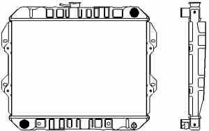 SAKURA  Automotive 1461-0214 radiatorius, variklio aušinimas
