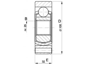 OPEN PARTS CVJ5399.20 jungčių komplektas, kardaninis velenas 
 Ratų pavara -> Sujungimai/komplektas
0004315132, 0009936769, 0060806930