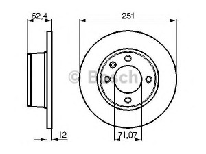 BOSCH 0 986 478 879 stabdžių diskas 
 Dviratė transporto priemonės -> Stabdžių sistema -> Stabdžių diskai / priedai
4246 L6, 4246 L6