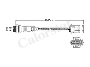 CALORSTAT by Vernet LS140199 lambda jutiklis
9622997680, 96229977