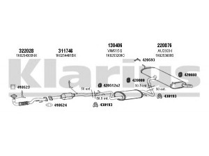 KLARIUS 940583E išmetimo sistema