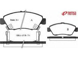 METZGER 0418.02 stabdžių trinkelių rinkinys, diskinis stabdys 
 Techninės priežiūros dalys -> Papildomas remontas
06450-S5A-E50, 45022-504-V10, 45022-S04-V10