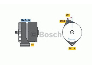 BOSCH 0 986 033 840 kintamosios srovės generatorius 
 Elektros įranga -> Kint. sr. generatorius/dalys -> Kintamosios srovės generatorius
1516580R, 1607362, 5003090