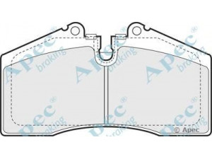 APEC braking PAD642 stabdžių trinkelių rinkinys, diskinis stabdys 
 Techninės priežiūros dalys -> Papildomas remontas
8A0615115F, 8A0698151D, 8A0698151E