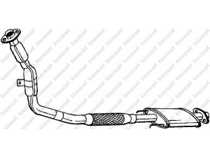 BOSAL 228-801 priekinis duslintuvas 
 Išmetimo sistema -> Duslintuvas
17410-55020, 17410-55040