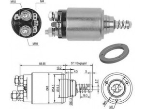 MAGNETI MARELLI 940113050478 solenoidinis jungiklis, starteris