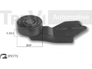 TREVI AUTOMOTIVE KA1020 V formos rumbuotas diržas, komplektas 
 Techninės priežiūros dalys -> Techninės priežiūros intervalai