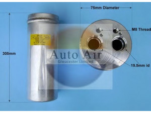 AUTO AIR GLOUCESTER 31-0036 džiovintuvas, oro kondicionierius 
 Oro kondicionavimas -> Džiovintuvas
3B0820193, 8E0820193C, 8E0820193F