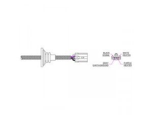 DELPHI ES20076-12B1 lambda jutiklis 
 Variklis -> Variklio elektra
1588A126, MD184939, MD186392, MD189007