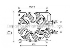 AVA QUALITY COOLING FT7589 ventiliatorius, radiatoriaus 
 Aušinimo sistema -> Oro aušinimas
46476175, 46762485, 51740327