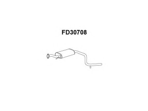 VENEPORTE FD30708 priekinis duslintuvas 
 Išmetimo sistema -> Duslintuvas
1062189, 1068189, 1079575, 1092053