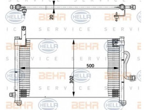 HELLA 8FC 351 302-091 kondensatorius, oro kondicionierius 
 Oro kondicionavimas -> Kondensatorius
96566331