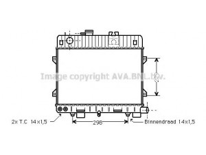 AVA QUALITY COOLING BW2072 radiatorius, variklio aušinimas 
 Aušinimo sistema -> Radiatorius/alyvos aušintuvas -> Radiatorius/dalys
1177845, 1177852, 1177853, 1712041