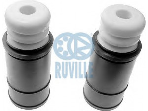 RUVILLE 817302 apsauginio dangtelio komplektas, amortizatorius 
 Ašies montavimas/vairavimo mechanizmas/ratai -> Montavimas, pakabos statramstis