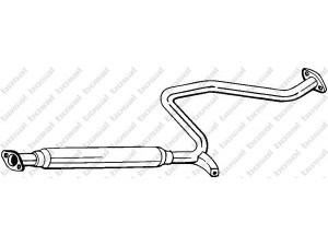 BOSAL 279-685 vidurinis duslintuvas 
 Išmetimo sistema -> Duslintuvas
20300-78J00, B030M-78J0M, B030M-78J0MGA