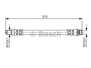 BOSCH 1 987 476 558 stabdžių žarnelė 
 Stabdžių sistema -> Stabdžių žarnelės
4806 56, 4806 56