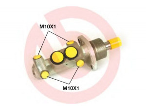 BREMBO M 68 022 pagrindinis cilindras, stabdžiai 
 Stabdžių sistema -> Pagrindinis stabdžių cilindras
6025370500, 010536, 03212315463