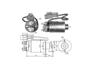 ERA 227783 solenoidinis jungiklis, starteris 
 Elektros įranga -> Starterio sistema -> Solenoidinis jungiklis
M371X78371, M371X92575, MIT60281