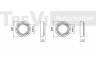 TREVI AUTOMOTIVE WB1588 rato guolio komplektas 
 Ašies montavimas/vairavimo mechanizmas/ratai -> Rato stebulė/montavimas -> Rato guolis
1046767