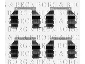 BORG & BECK BBK1098 priedų komplektas, diskinių stabdžių trinkelės 
 Stabdžių sistema -> Diskinis stabdys -> Stabdžių dalys/priedai