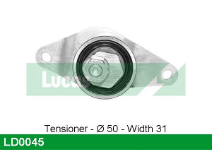 LUCAS ENGINE DRIVE LD0045 įtempiklio skriemulys, paskirstymo diržas