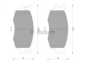 BOSCH 0 986 AB3 077 stabdžių trinkelių rinkinys, diskinis stabdys 
 Techninės priežiūros dalys -> Papildomas remontas
58101 1GE00, 58101 1JA10, 58101 1GE00