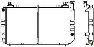 SAKURA  Automotive 1340-0109 radiatorius, variklio aušinimas