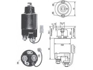 MAGNETI MARELLI 940113050232 solenoidinis jungiklis, starteris
2810031030