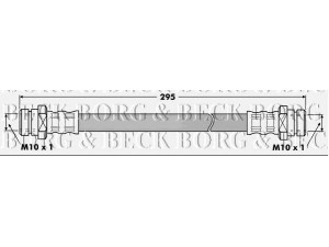 BORG & BECK BBH7452 stabdžių žarnelė 
 Stabdžių sistema -> Stabdžių žarnelės
5881143001, 58813-4B001, 588134B001