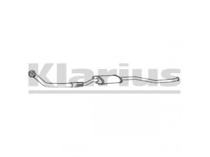 KLARIUS CN193H priekinis duslintuvas 
 Išmetimo sistema -> Duslintuvas
96087628, 96087628