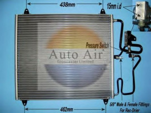 AUTO AIR GLOUCESTER 16-1266 kondensatorius, oro kondicionierius 
 Oro kondicionavimas -> Kondensatorius
7701205043