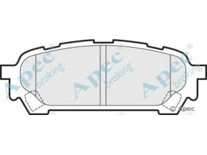 APEC braking PAD1512 stabdžių trinkelių rinkinys, diskinis stabdys 
 Techninės priežiūros dalys -> Papildomas remontas
26696FE040, 26696FE050