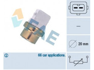 FAE 32600 siuntimo blokas, aušinimo skysčio temperatūra 
 Elektros įranga -> Jutikliai
M-809548, 4401661, 77 00 865 290