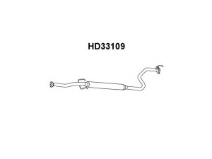 VENEPORTE HD33109 vidurinis duslintuvas 
 Išmetimo sistema -> Duslintuvas
18220ST3E60, GEX33611