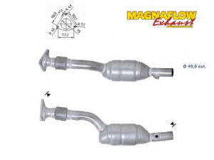 MAGNAFLOW 76352 katalizatoriaus keitiklis 
 Išmetimo sistema -> Katalizatoriaus keitiklis
8200374613