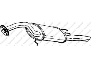 BOSAL 228-897 galinis duslintuvas 
 Išmetimo sistema -> Duslintuvas
17430-16430, 17430-16460, 17430-16740