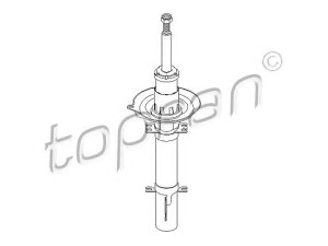 TOPRAN 108 272 amortizatorius 
 Pakaba -> Amortizatorius
1J0 413 031N, 1J0 413 031P, 1J0 413 031S